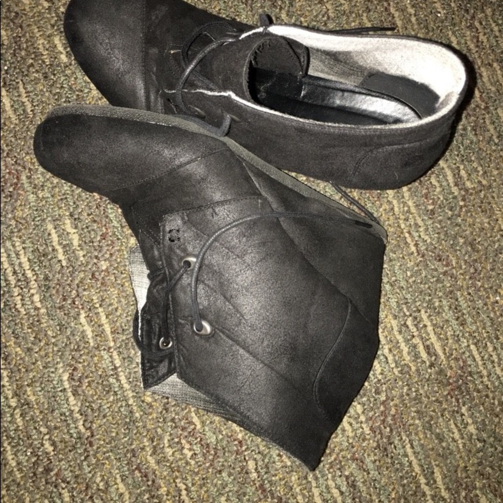 Women’s Black Wedge Heel